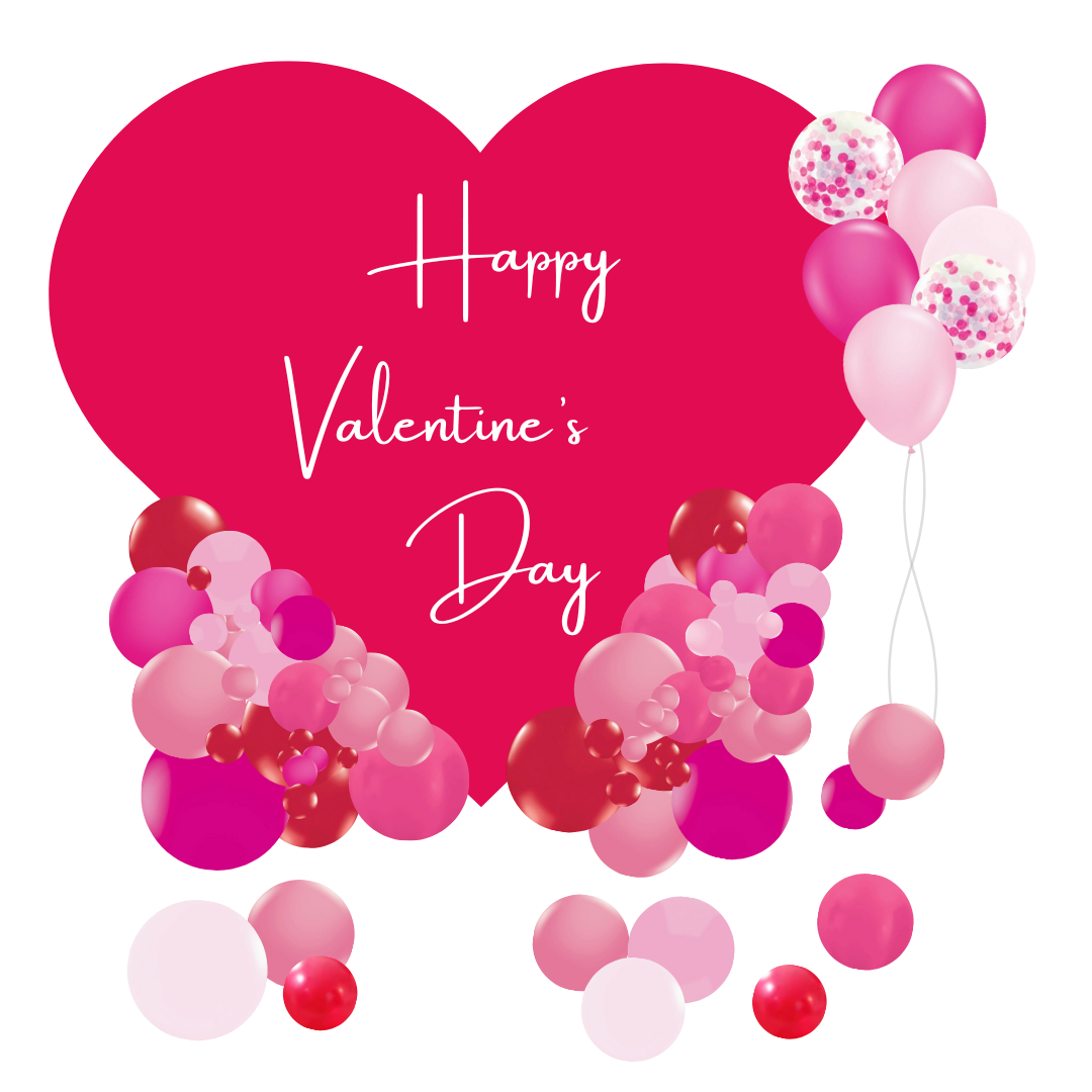 Valentines Balloon Backdrop