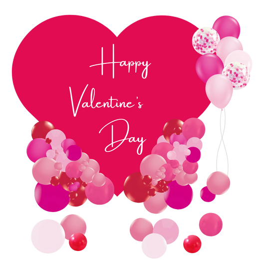 Valentines Balloon Backdrop