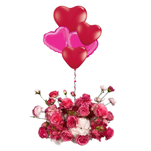 Flower and Hearts Set