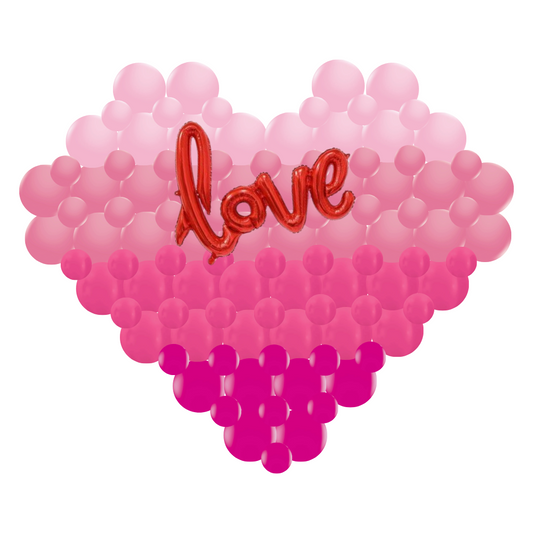 Ombre heart Balloon